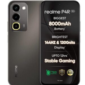 realme P4R 5G Smartphone, Titanium Glare, 8000mAh Battery, 144Hz Display, 6 GB RAM, 128 GB