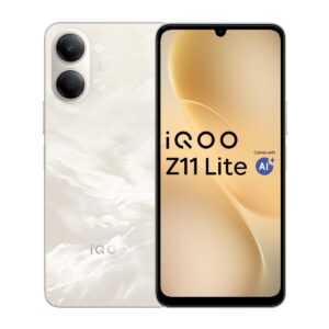 iQOO Z11 Lite 44W 5G (Solar Flame, 4GB RAM, 128GB Storage)