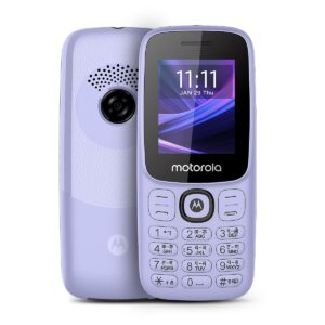 Motorola All-New A300-2026 Dual Sim keypad Phone (Purple Elite)