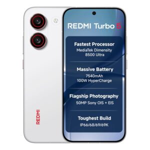 REDMI Turbo 5 (12GB + 256GB) Turbo White
