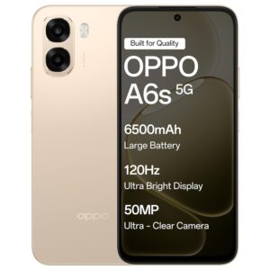 Oppo A6s 5G (Aurora Gold, 6GB RAM,128GB Storage)