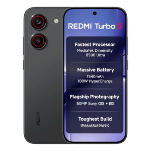 REDMI Turbo 5 (8GB + 256GB) Asphalt Black