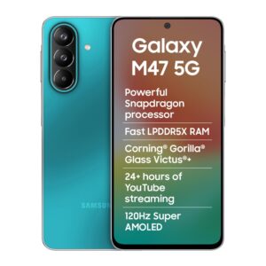 Samsung Galaxy M47 5G (Blaze Blue, 8GB RAM, 256GB Storage)