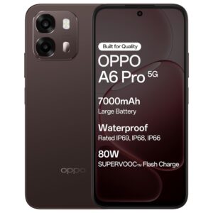 Oppo A6 Pro 5G (Brown, 8GB RAM, 128GB Storage)